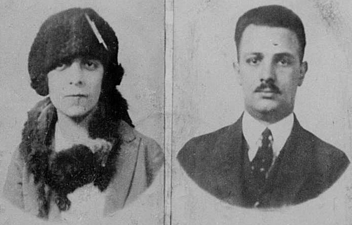 Dorothy Shatz and David Rosenberg, 1923 Passport Photo